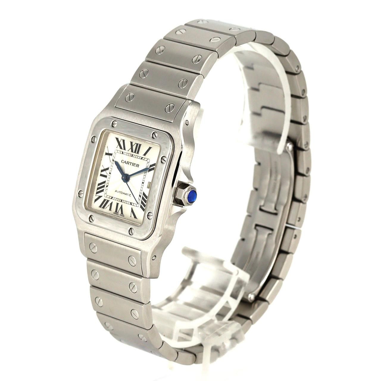 カルティエ サントスガルベLM W20055D6 SS 自動巻 - メルカリ