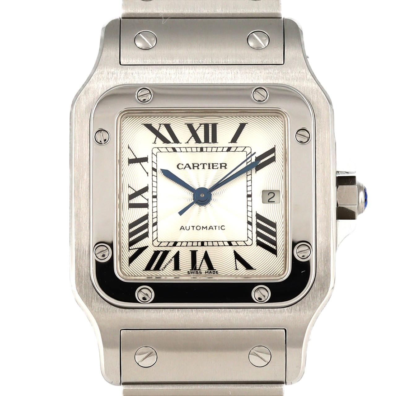 カルティエ サントスガルベLM W20055D6 SS 自動巻 - メルカリ