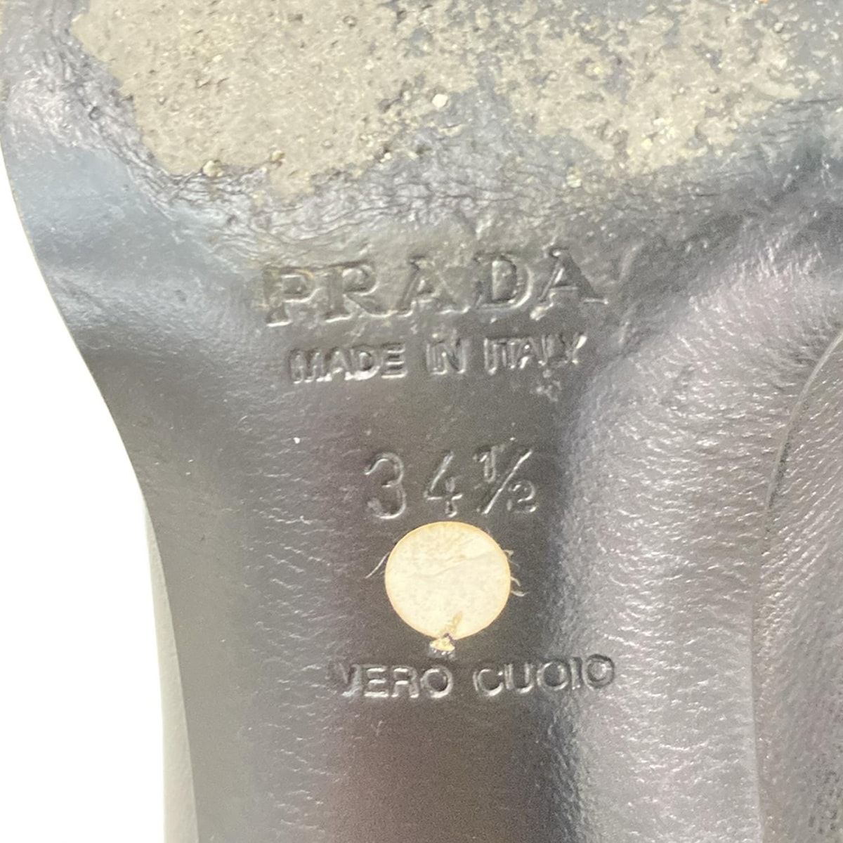  PRADA プラダ シューズ 34 1 2 - ダークブラウン タッセル レザー その他 靴