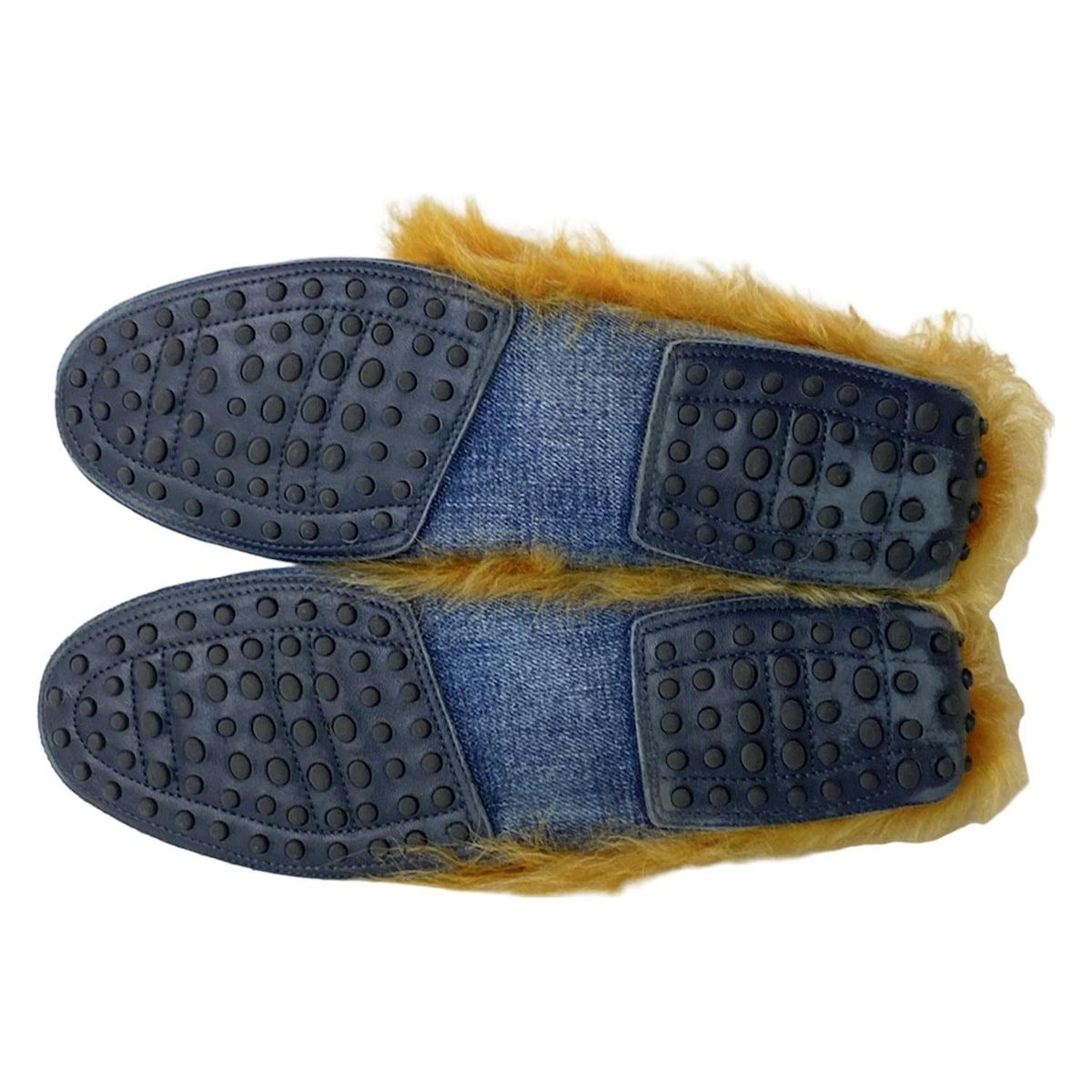 TOD'S(トッズ) ドライビングシューズ 40 レディース - ネイビー