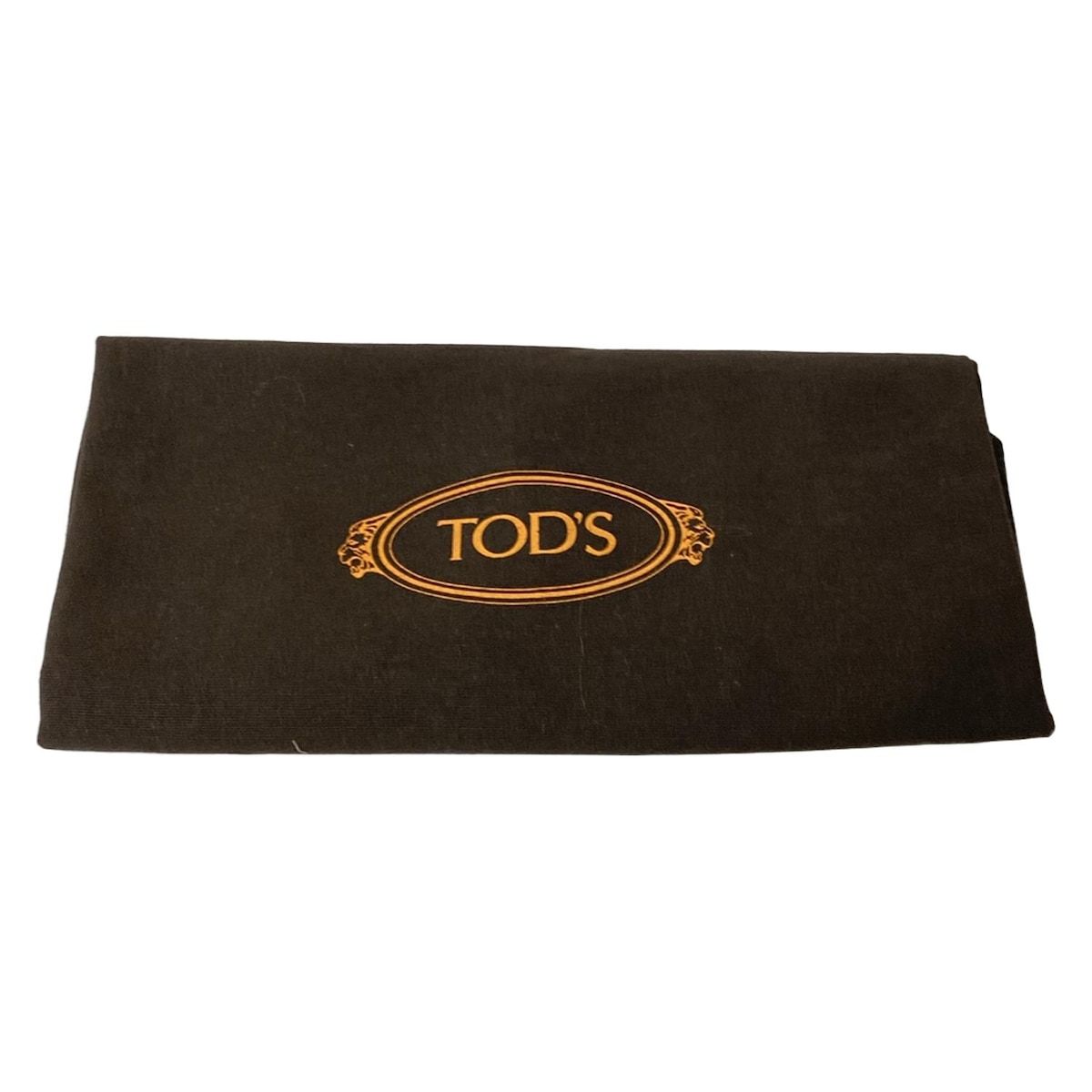  TOD S トッズ ドライビングシューズ 40 レディース - ネイビー×オレンジ×シルバー モカシン ファー その他 靴