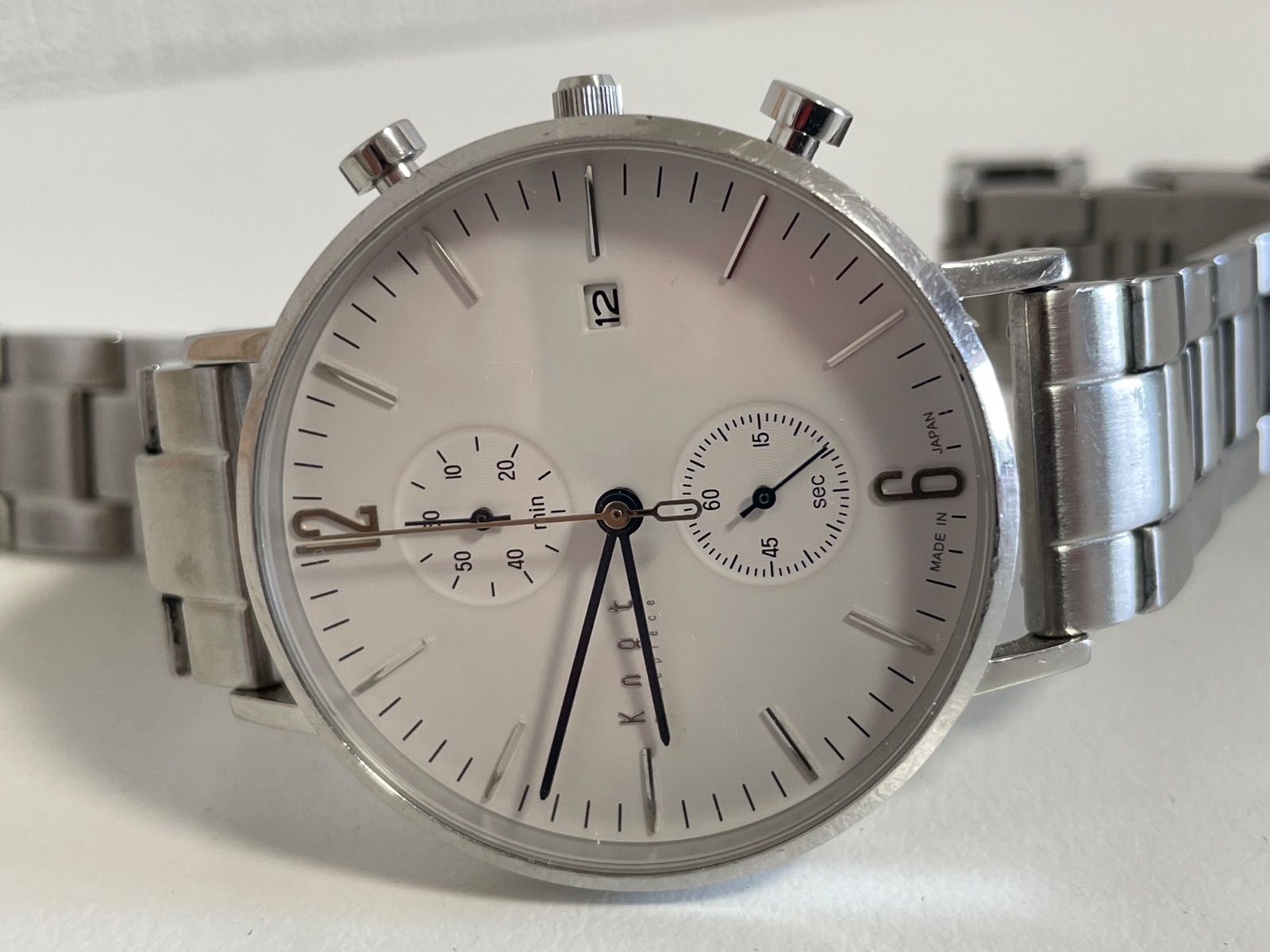 Knot ノット クロノグラフ CC-39 SVIV 時計 watch 電池交換済 knot 
