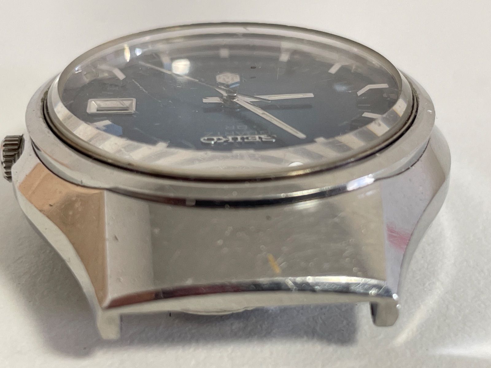  電池交換済 SEIKO セイコー メンズ腕時計 QR 3862 7010 腕時計(クォーツ) 腕時計(アナログ)