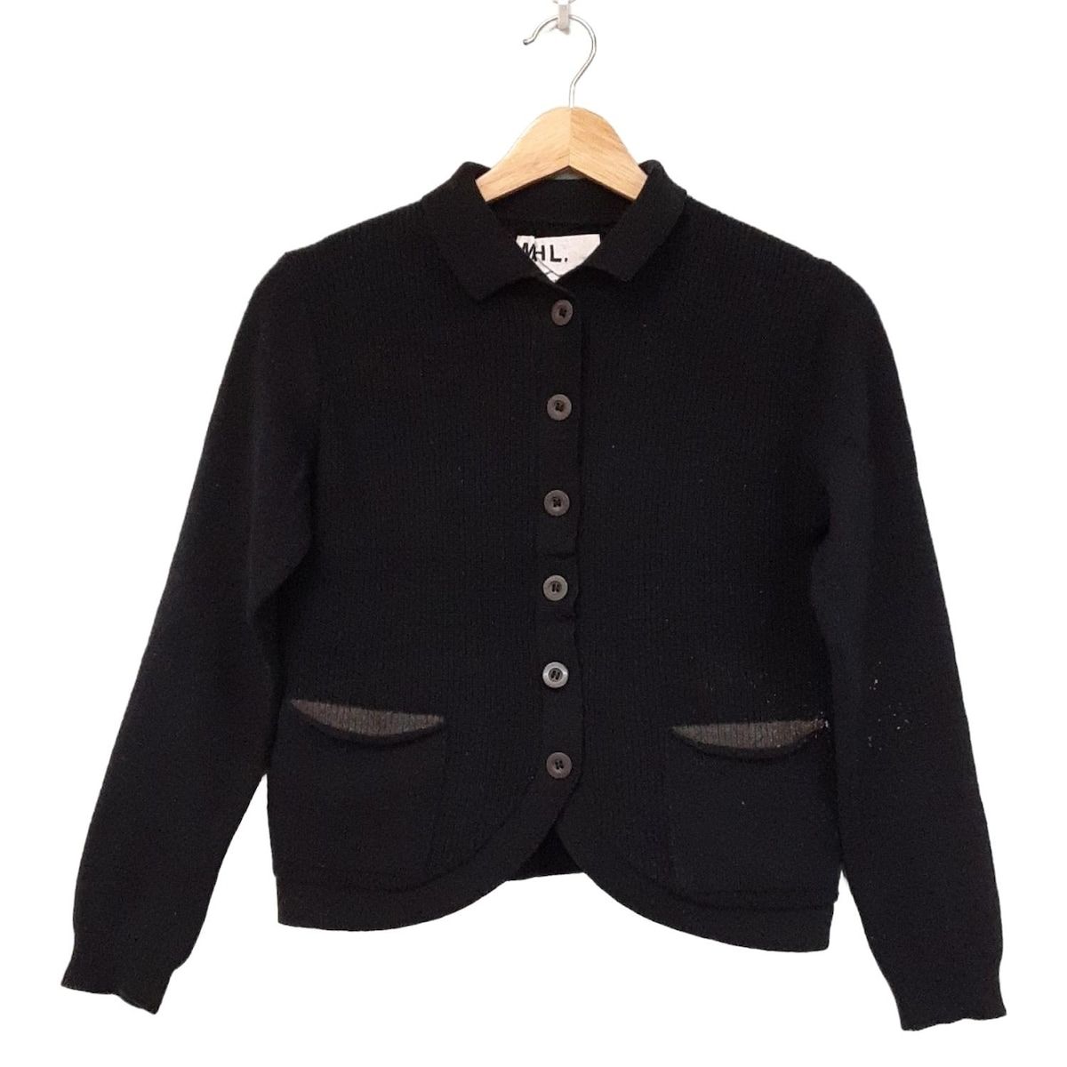 MHL. エムエイチエル カーディガン サイズ2 M レディース - ダークネイビー 長袖