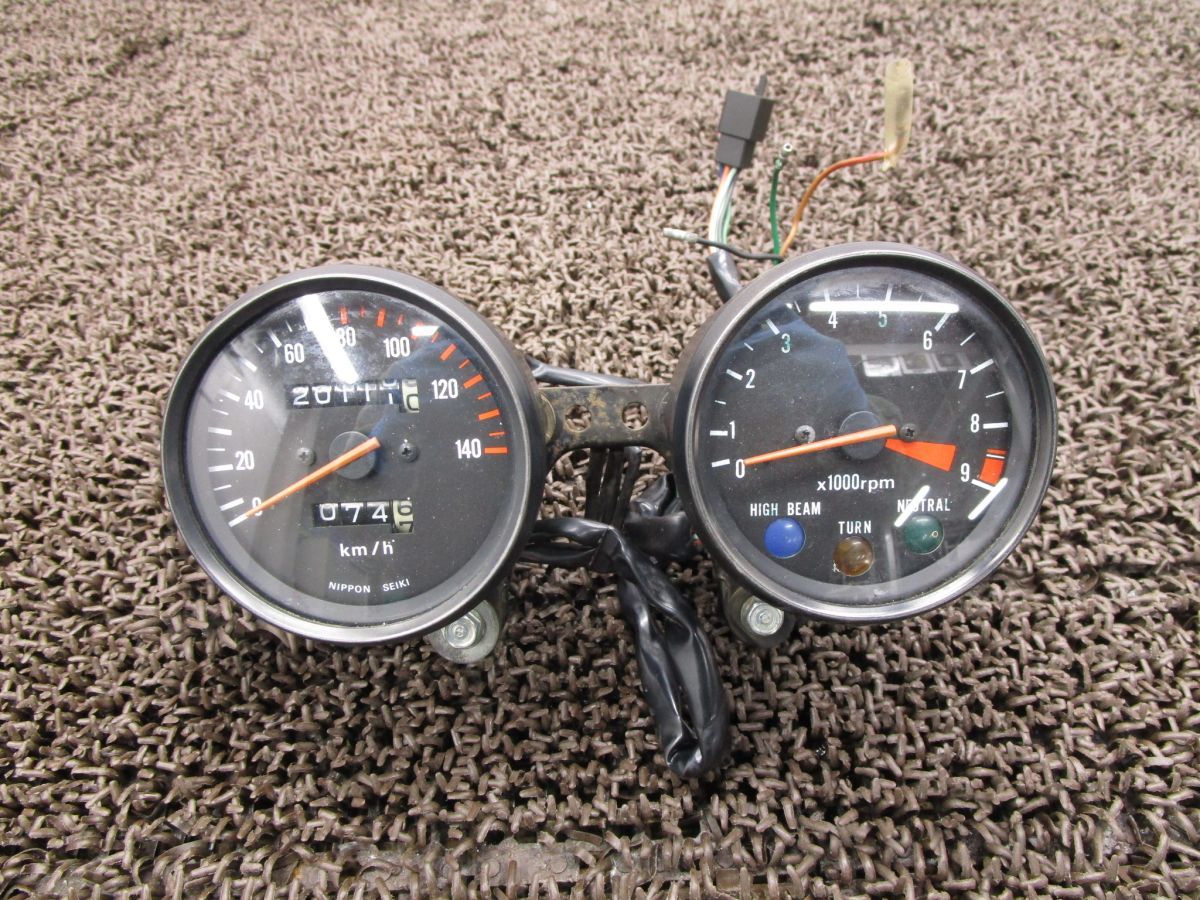 XL 250 R メーター スピード タコ A 9398 MD 03 ホンダ E キャブ車