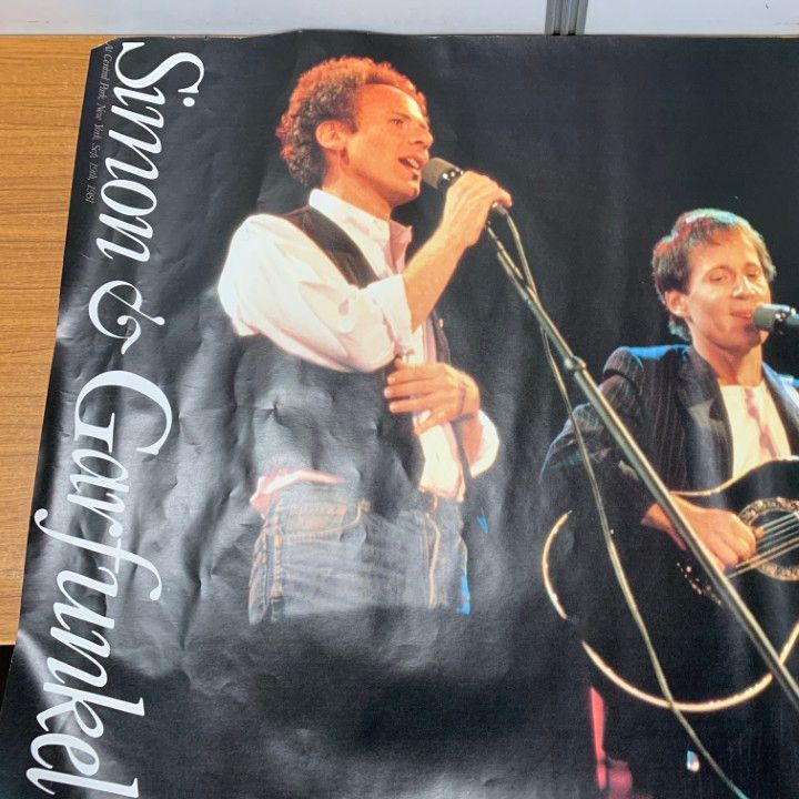 レア　サイモンとガーファンクル　大型 ポスター □01)【1点限り!】サイモン&ガーファンクル 特大ポスター/Simon