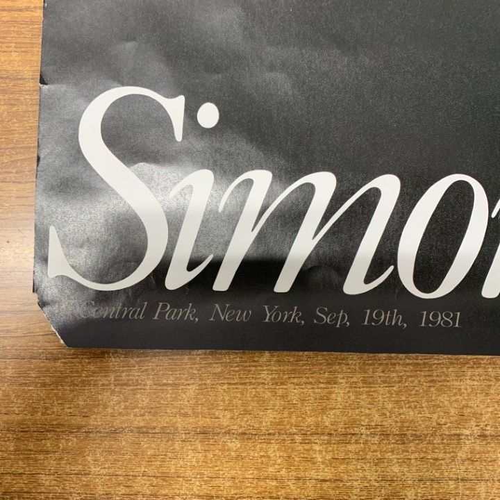□01)【1点限り!】サイモン&ガーファンクル 特大ポスター/Simon