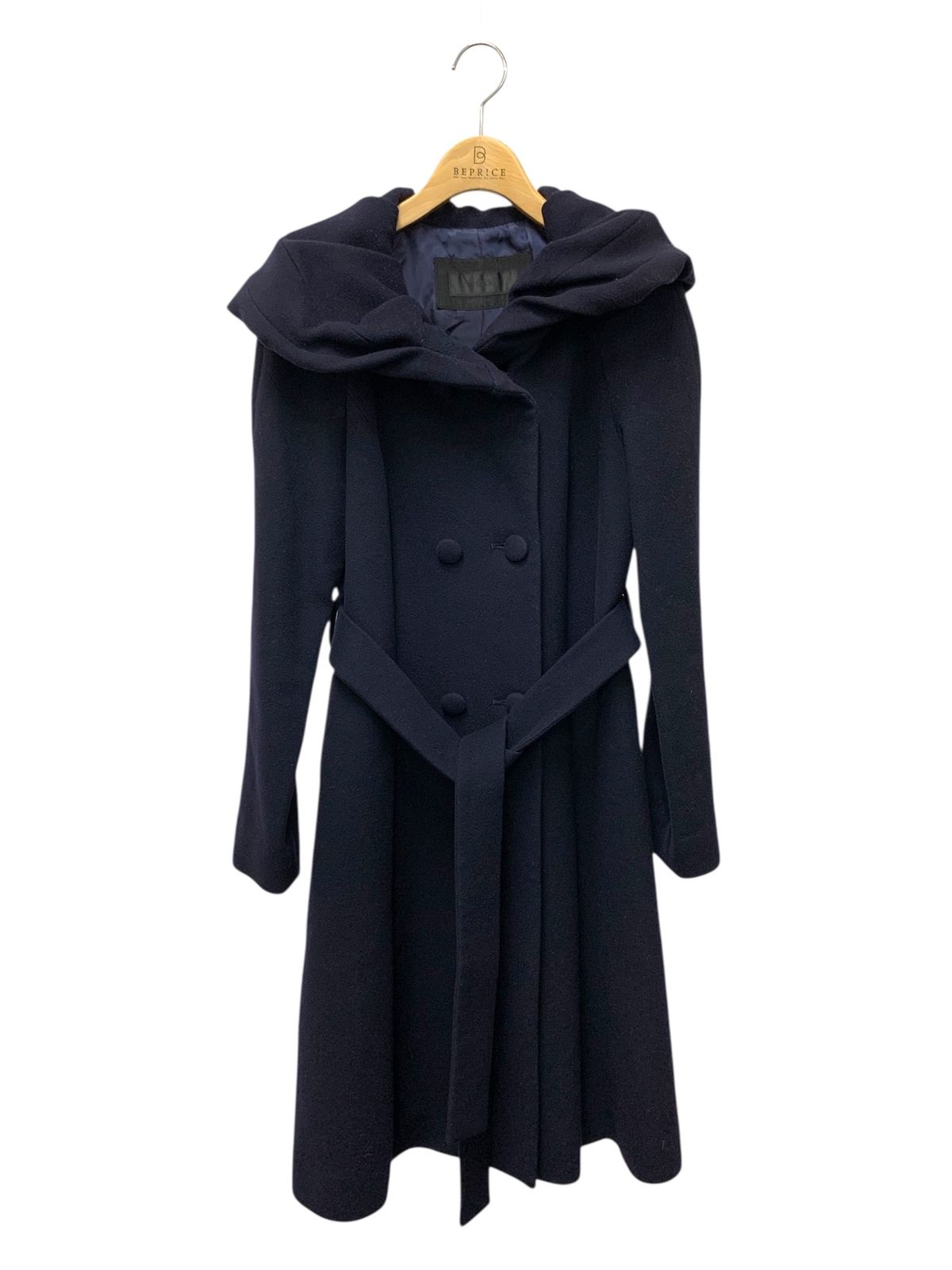 トゥービーシック W 5 B 52 438 29 トレンチコート 40 ネイビー ウール ITHPBWKBPHWQ