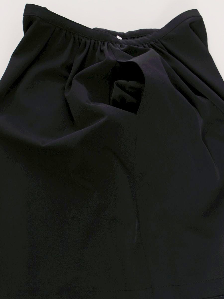 ルネ　スカート ネイビー　36 新品◇Rene ルネ◇スカート 紺系 ネイビー 後ろチャック 36号 Mサイズ