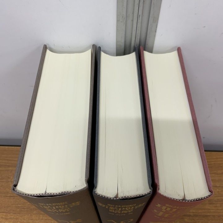 △01)【1点限り!】新共同訳 聖書事典+新約聖書略解+旧約聖書略解/3冊