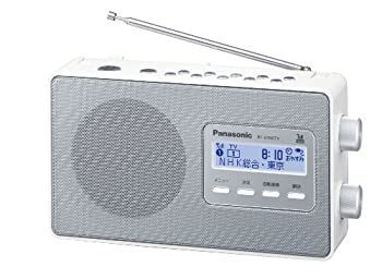 オーディオ機器 【】 Panasonic パナソニック ラジオ FM AM ワンセグTV音声 ホワイト RF-U100TV-W