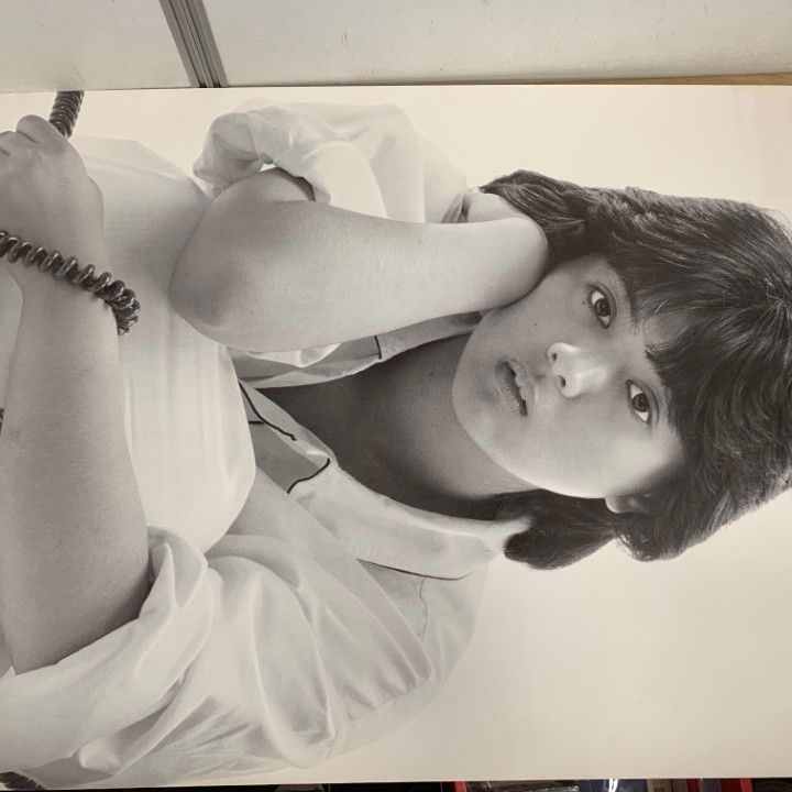 □01)【1点限り!】薬師丸ひろ子 特大ポスター/Technics/テクニクス