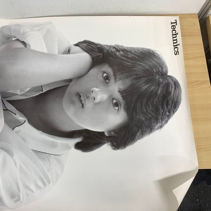 □01)【1点限り!】薬師丸ひろ子 特大ポスター/Technics/テクニクス