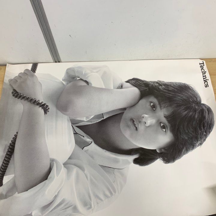 □01)【1点限り!】薬師丸ひろ子 特大ポスター/Technics/テクニクス