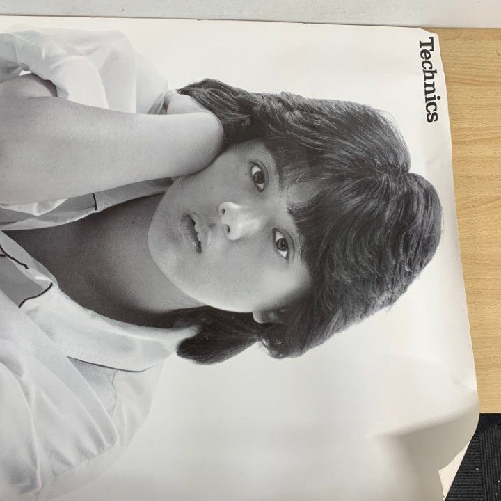 □01)【1点限り!】薬師丸ひろ子 特大ポスター/Technics/テクニクス