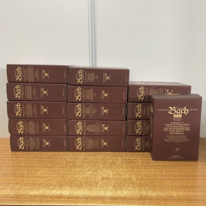04 ! バッハ全集 全15巻セット COMPLETE BACH EDITION 小学館 月報付き クラシック 教会カンタータ ミサ曲 オルガン B