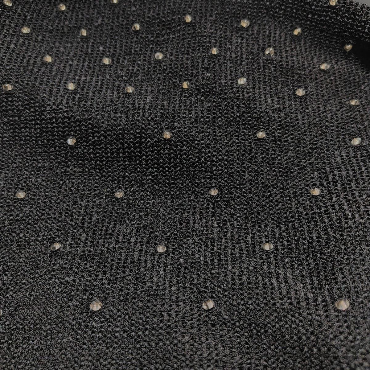  Leilian レリアン スカートセットアップ レディース - 黒 ビーズ ウエストゴム スカートスーツ上下 ビジネススーツ