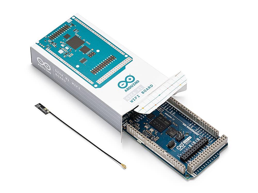 Arduino Giga R 1 WiFi – デュアルコアARM Cortex-M 7 - M 4 Wi-Fi Bluetooth 高度なI|Oを備えた高性能マイクロコントローラー IoT Edgeコンピューティング用