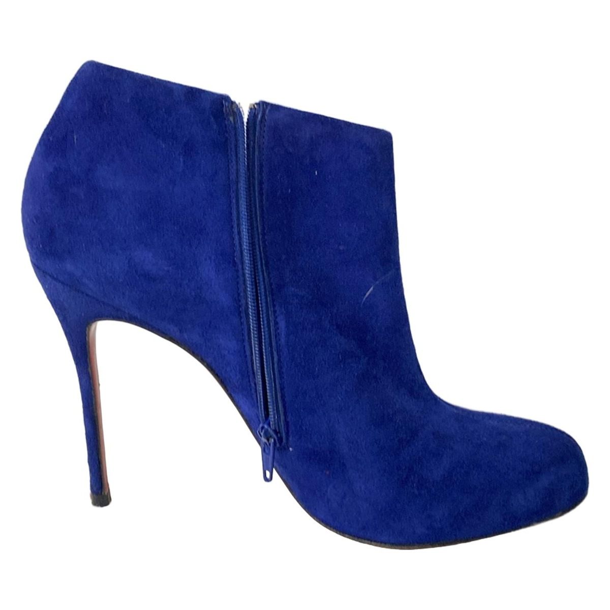 新品Christian Louboutin ブルー ハイヒール CHRISTIAN LOUBOUTIN(クリスチャンルブタン) パンプス 36 レディース