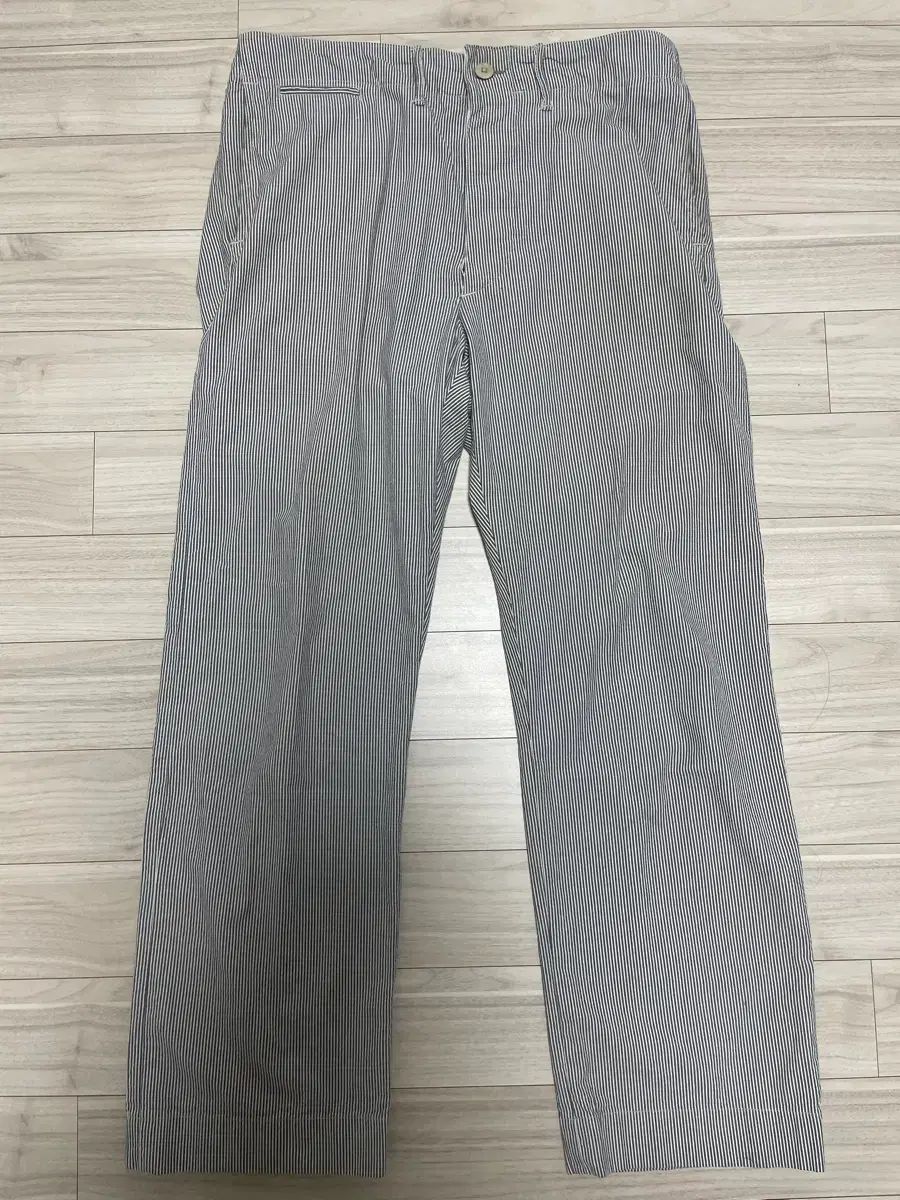 RRA ダブルアールエル ストライプ シアサッカーパンツ 31 x 32