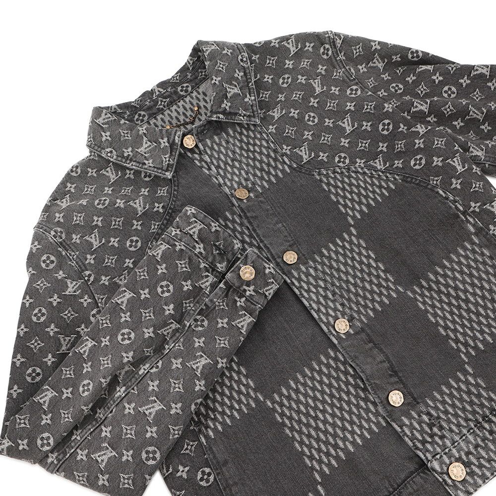 ルイヴィトン デニムジャケット NIGOコラボ ジャイアントダミエ