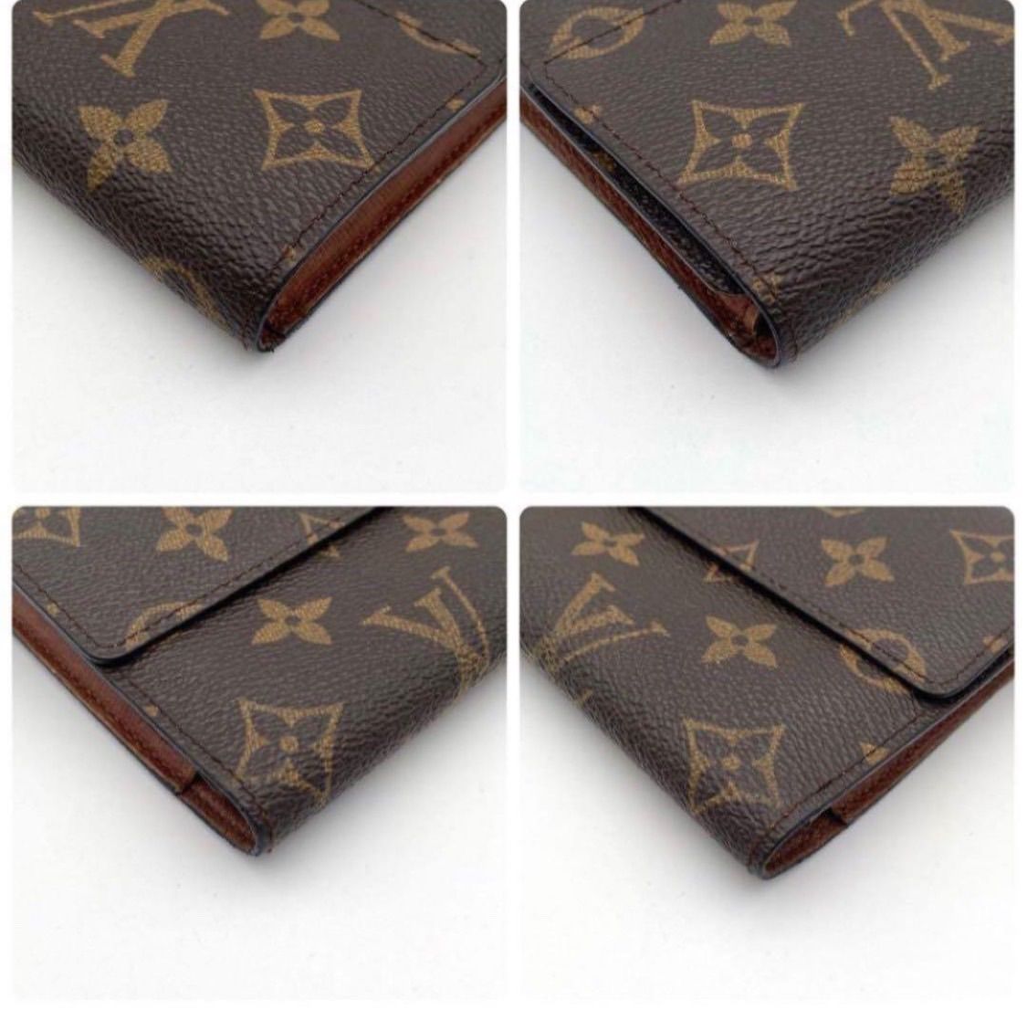 ルイヴィトン　インターナショナル　モノグラム　三つ折り財布　ブラウン ルイヴィトン モノグラム ポルトフォイユ インターナショナル 三つ折り