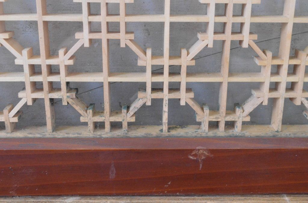 アンティーク建具 両面ガラス入り