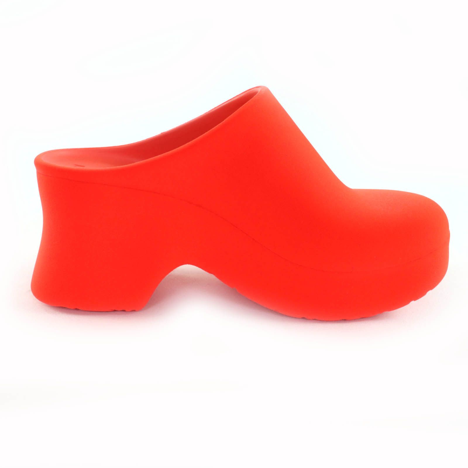 未使用品★LOEWE ロエベ L814V29X15 テラフォームクロッグ サボ ミュール サンダル ネオンオレンジ 36 箱・保存袋付き イタリア製 未使用品☆LOEWE ロエベ L814V29X15 テラフォームクロッグ サボ