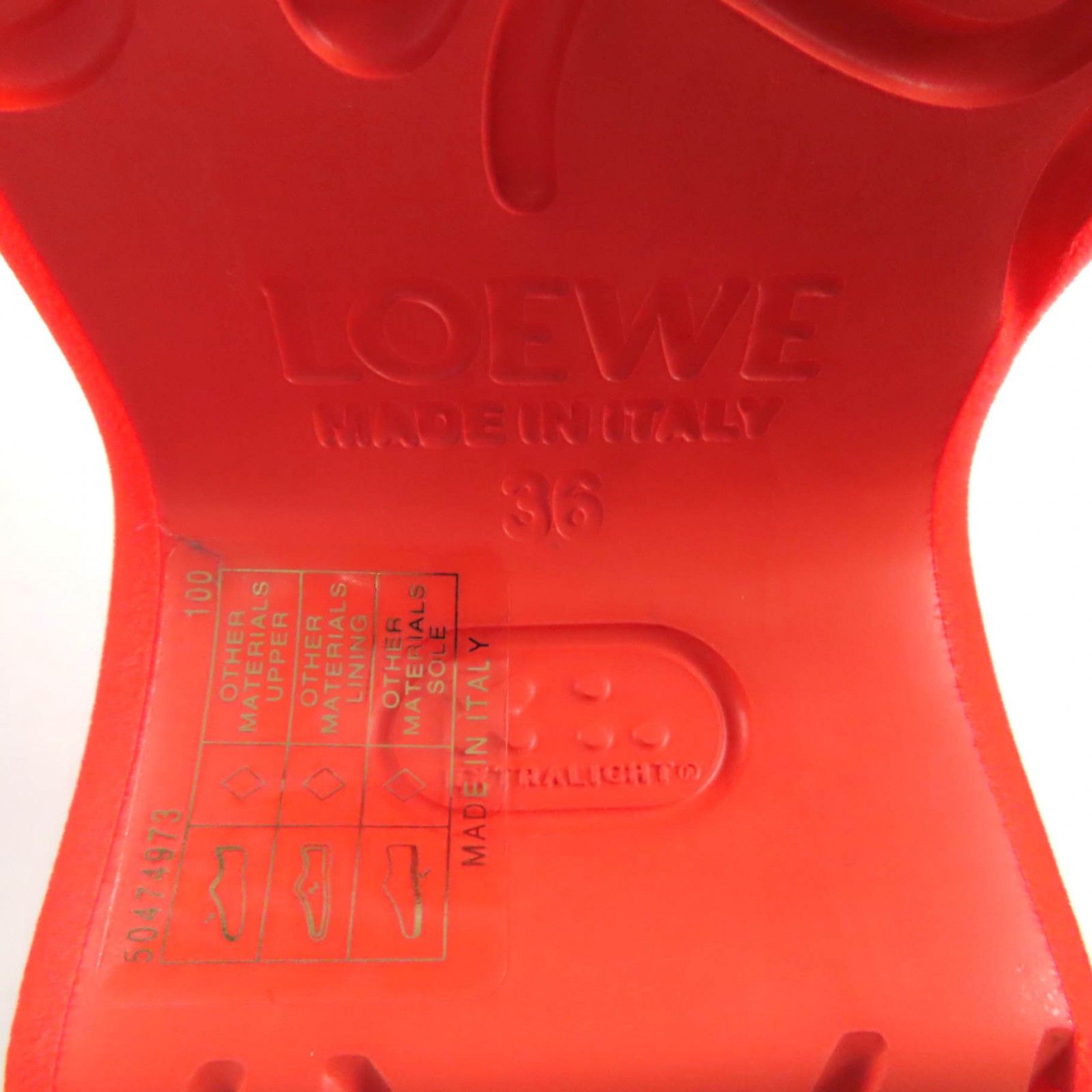 未使用品☆LOEWE ロエベ L814V29X15 テラフォームクロッグ サボ