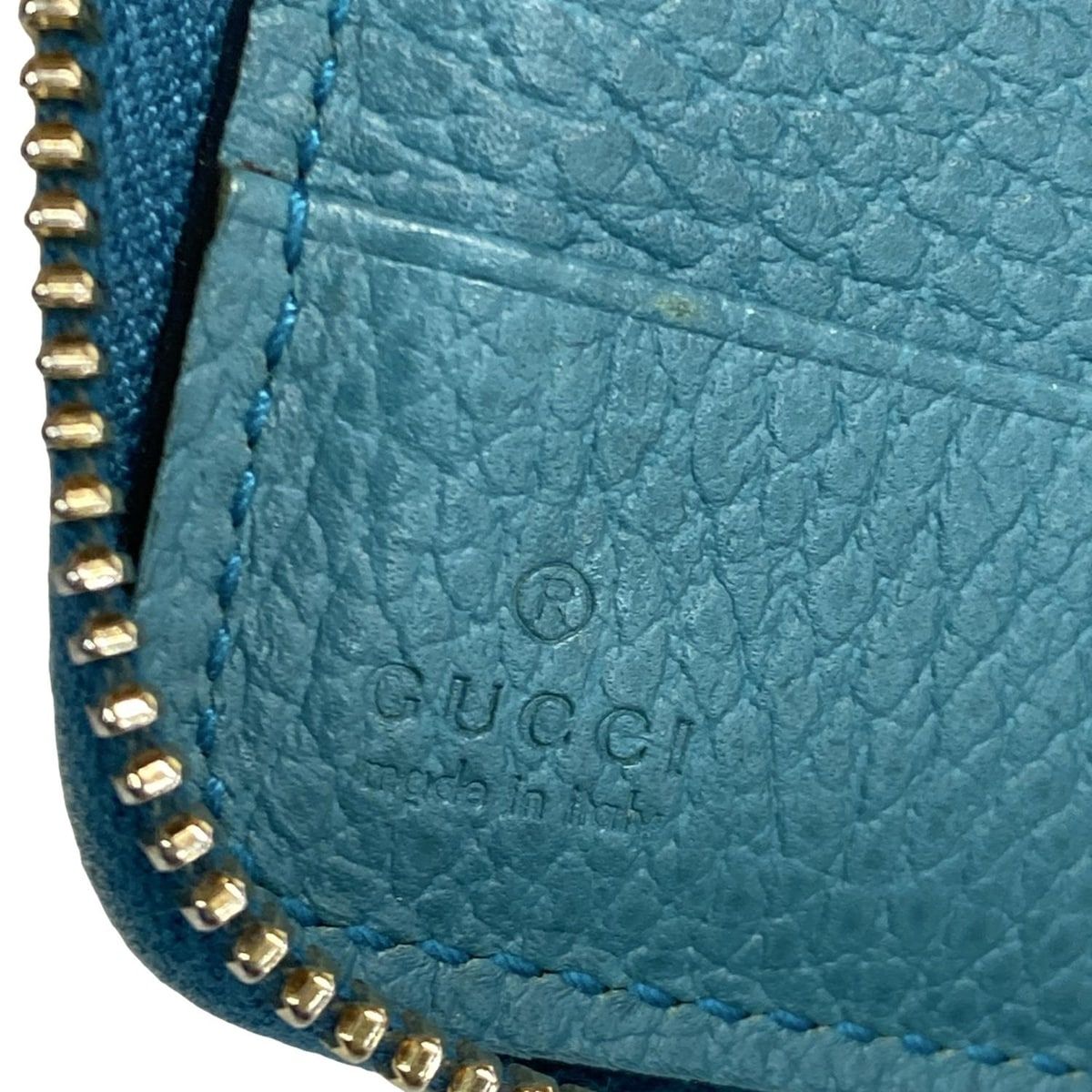 ブルー ラウンドファスナー