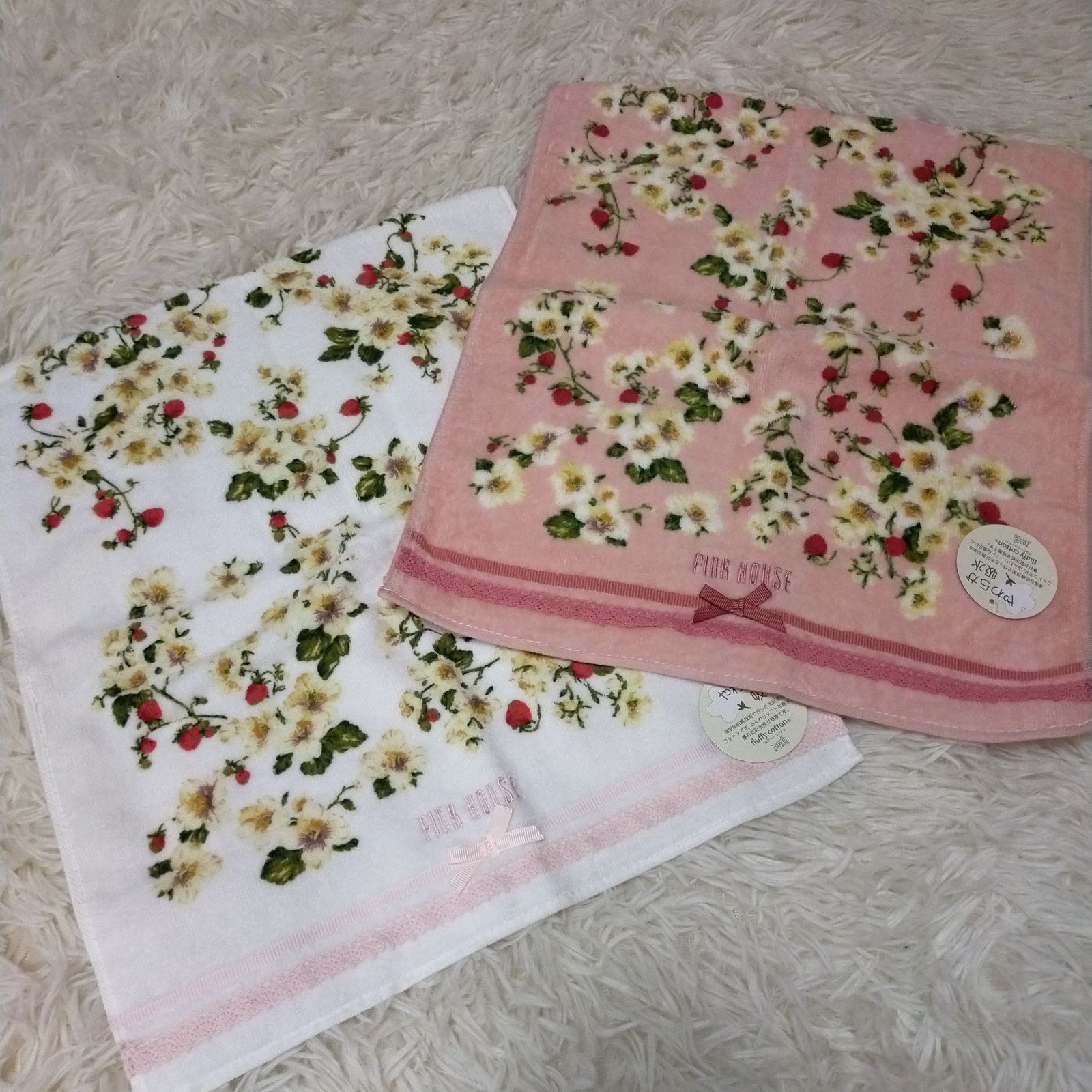 PINKHOUSE ピンクハウス タオル フェイスタオル いちご イチゴ 苺