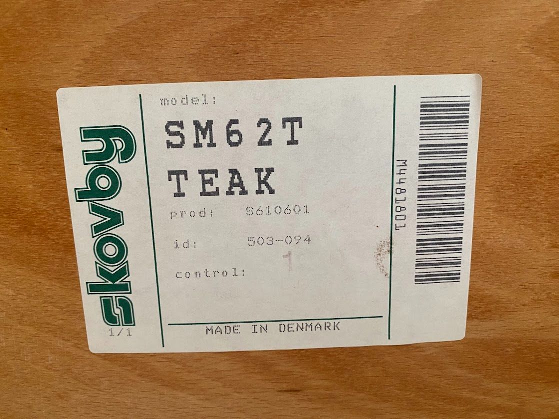 ヴィンテージ チーク skovby デンマーク ダイニングチェア仕上済② ダイニングチェア デンマーク 北欧 チーク す92-2