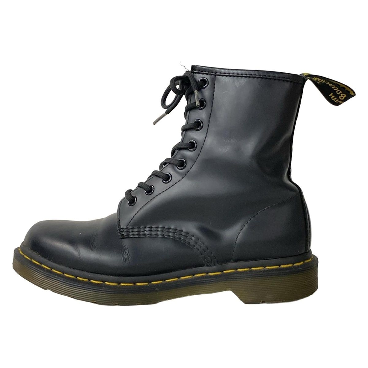 Dr.Martens ドクターマーチン ショートブーツ USL 8 レディース - 黒 レースアップ レザー
