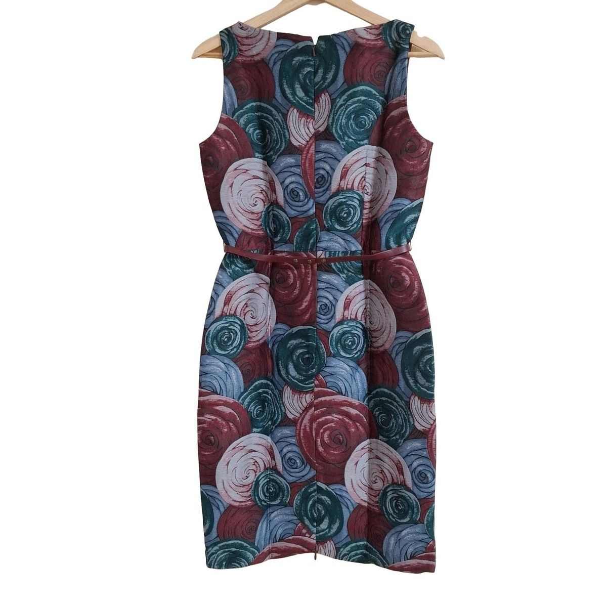 イントレンド マックスマーラアウトレット ワンピース サイズ40 J レディース ボルドー ダークグリーン マルチ