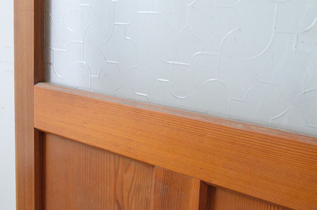 横桟ガラス引き戸