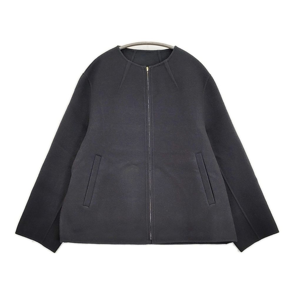 23区 ウールリバーショートブルゾン 46 15G 大きいサイズ 定価47300円