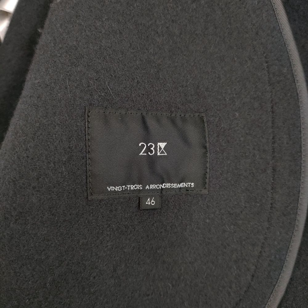 23区 ウールリバーショートブルゾン 46 15G 大きいサイズ 定価47300円