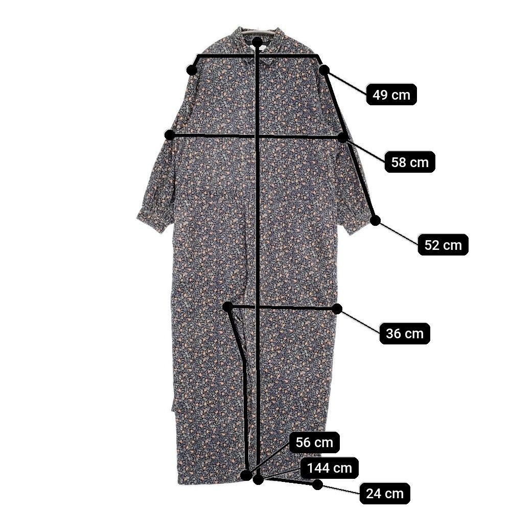 soil コットンコーデュロイ スモールフラワープリント 定価30800円