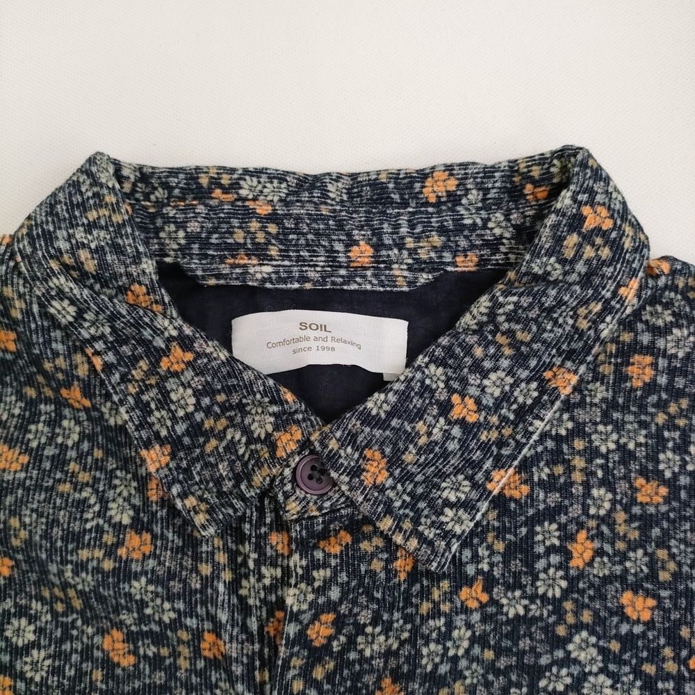 soil コットンコーデュロイ スモールフラワープリント 定価30800円