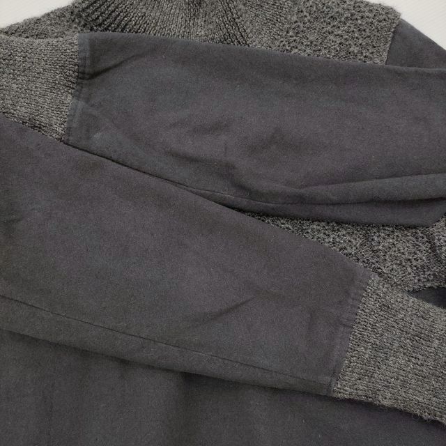 susuri グラフトハイネックワンピース 17-534 ニット切替 サイズM ワンピース ネイビー グレー レディース ススリ【中古】5-1128T♪ susuri グラフトハイネックワンピース 17-534 ニット切替 サイズM