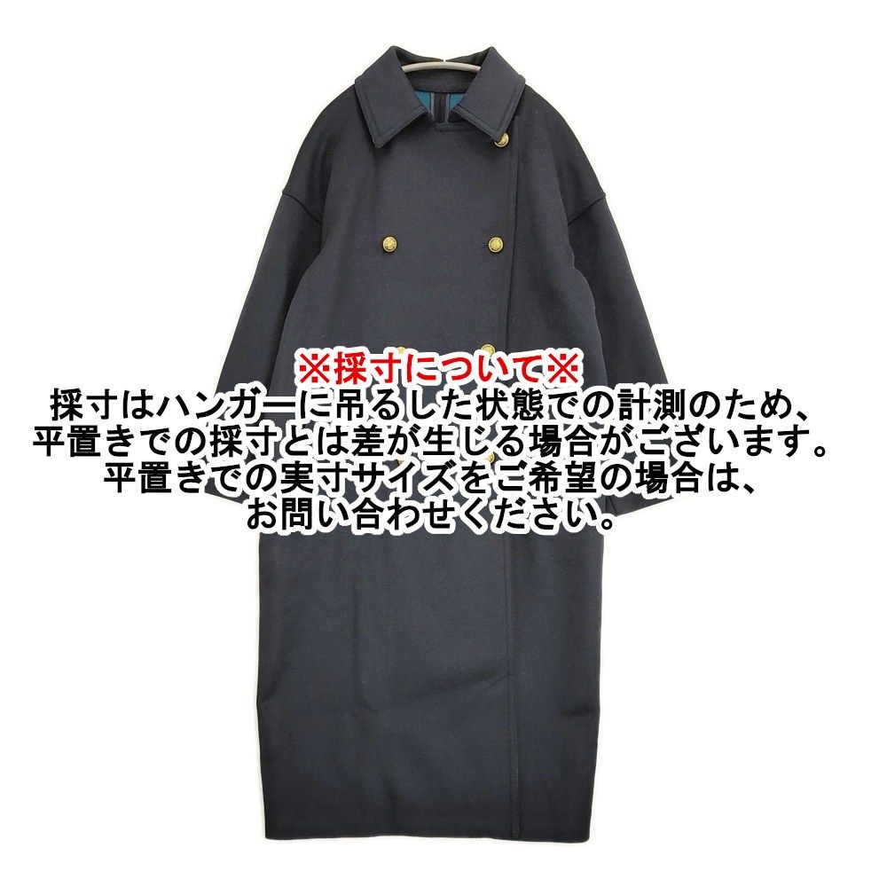 FRAMeWORK メタルボタンロングPコート 金ボタン サイズ38 ウール