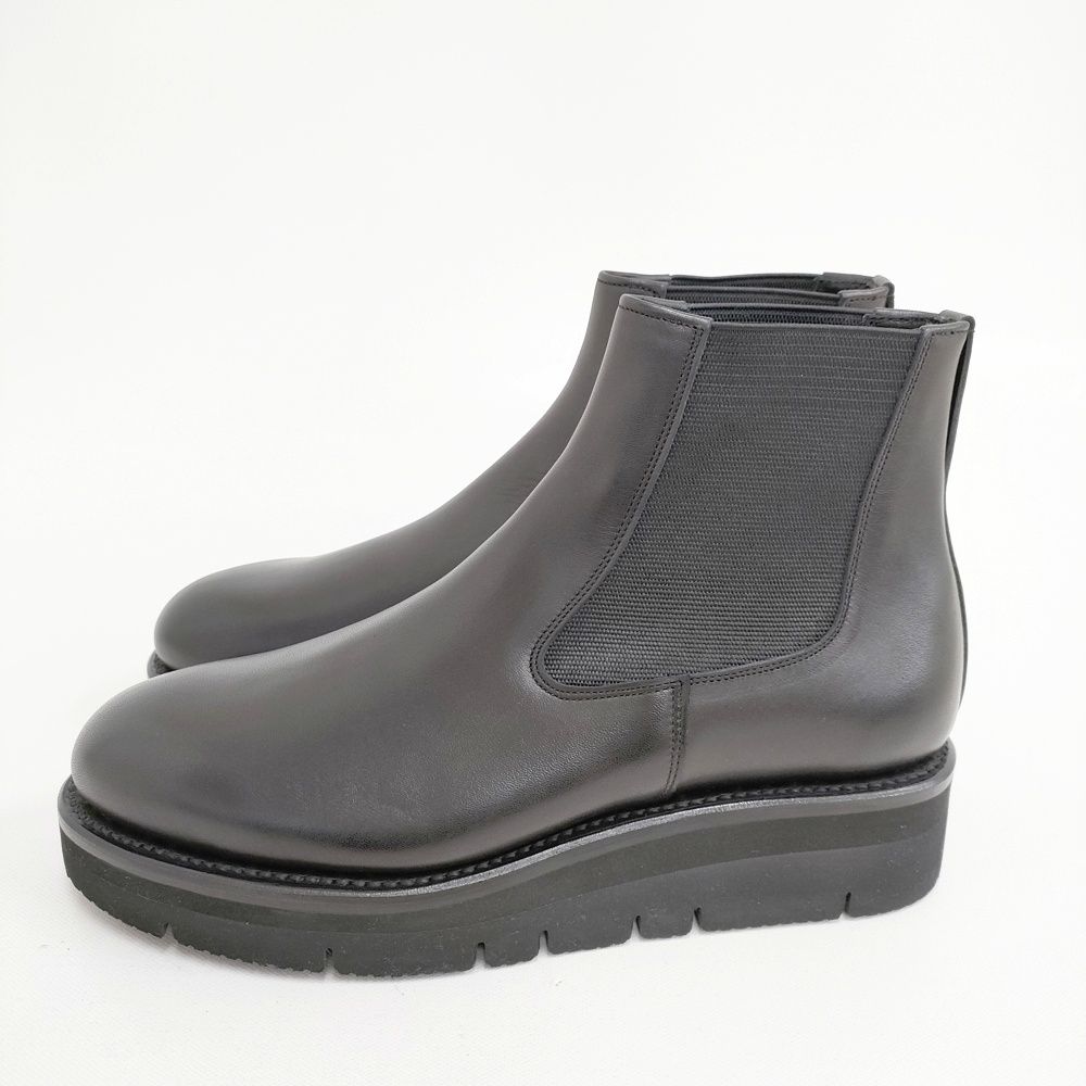 SHOES ブリティッシュサイドゴアブーツ 25 cm 定価74800円 ブーツ ブラック レディース ビューティフルシューズ 5-1128 T