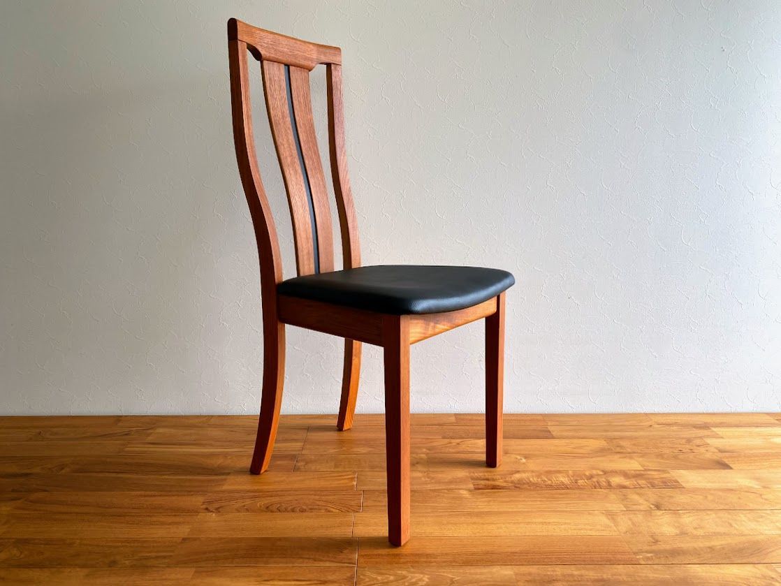 1960s デンマーク製 チーク材 ダイニングチェア本革 仕上済 1960s デンマーク チーク材 R. Borregaard(ボーレガード) Viborg