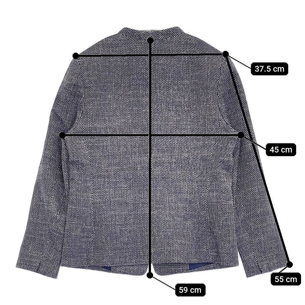 TOMORROWLAND　フラットテープ キザミカラージャケット　36 TOMORROWLAND フラットテープ キザミカラージャケット 定価39600円