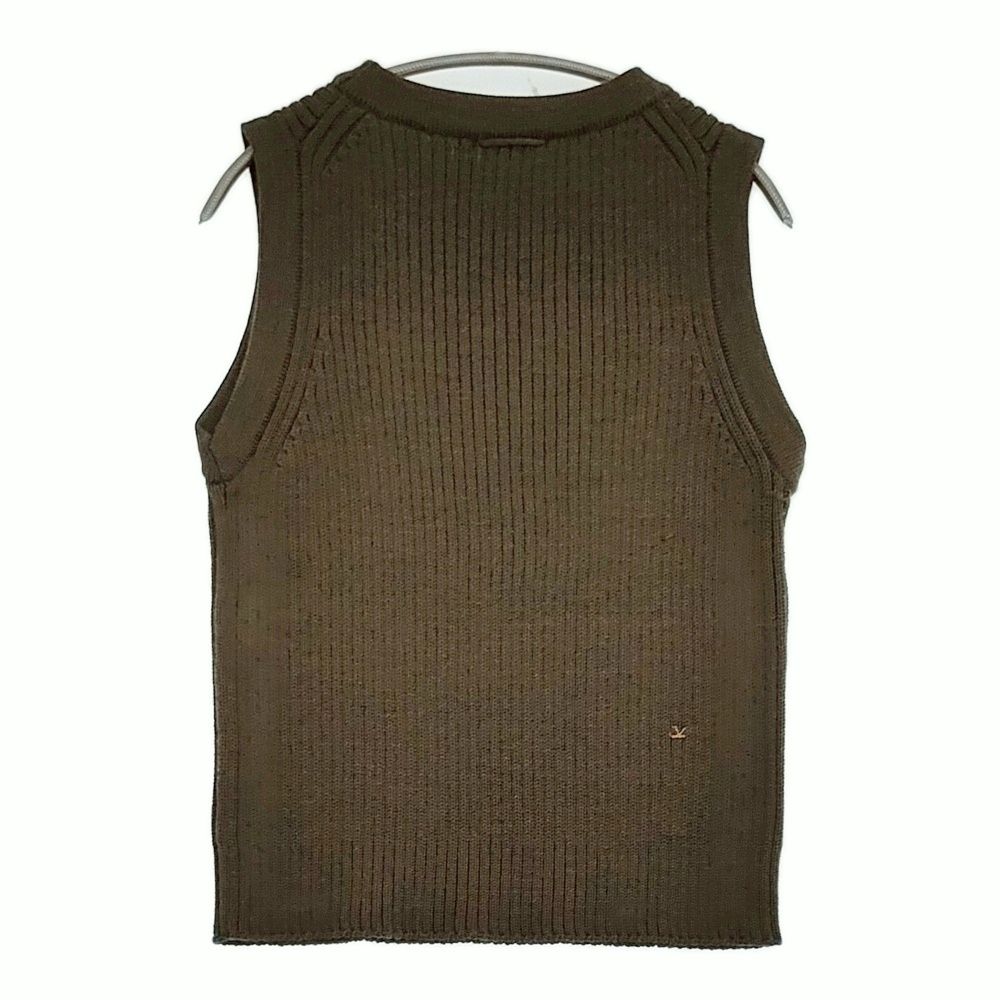 45 R rpm USモーのリブベスト ニットベスト 定価44000円 サイズ2 2025 カーキ レディース フォーティーファイブアールピーエム 5-1128 T