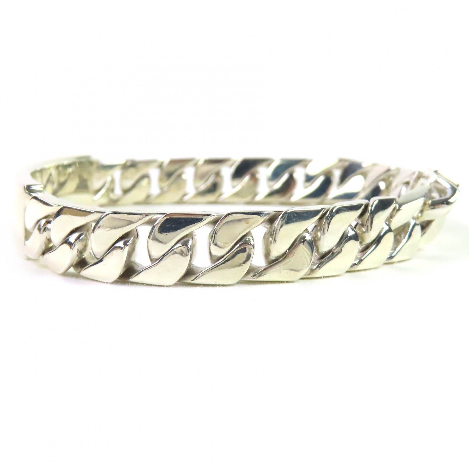 TIFFANY Co ティファニー ヴィンテージ ID チェーン ブレスレット 925 シルバー イタリア製 重量52 34 g メンズ