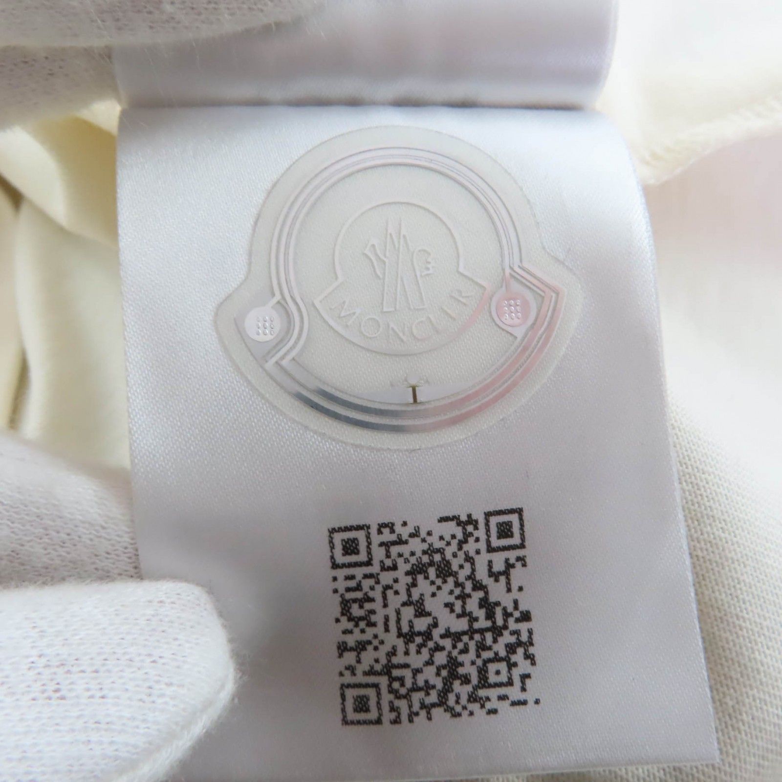 未使用品☆MONCLER モンクレール 2024年製 コットン100％ シルク使い