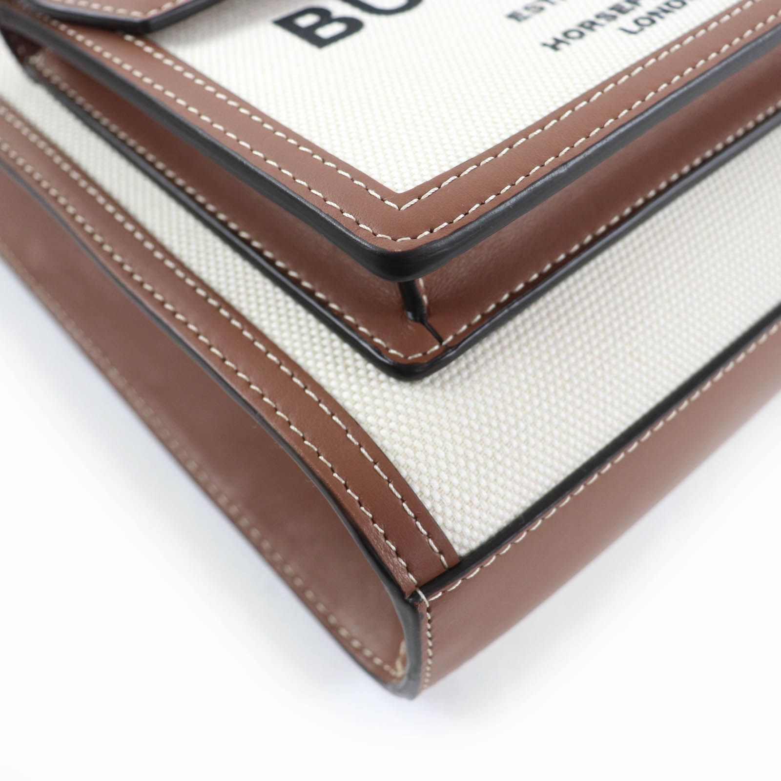 未使用品☆BURBERRY バーバリー ミニ ポケットバッグ 2WAY コットン