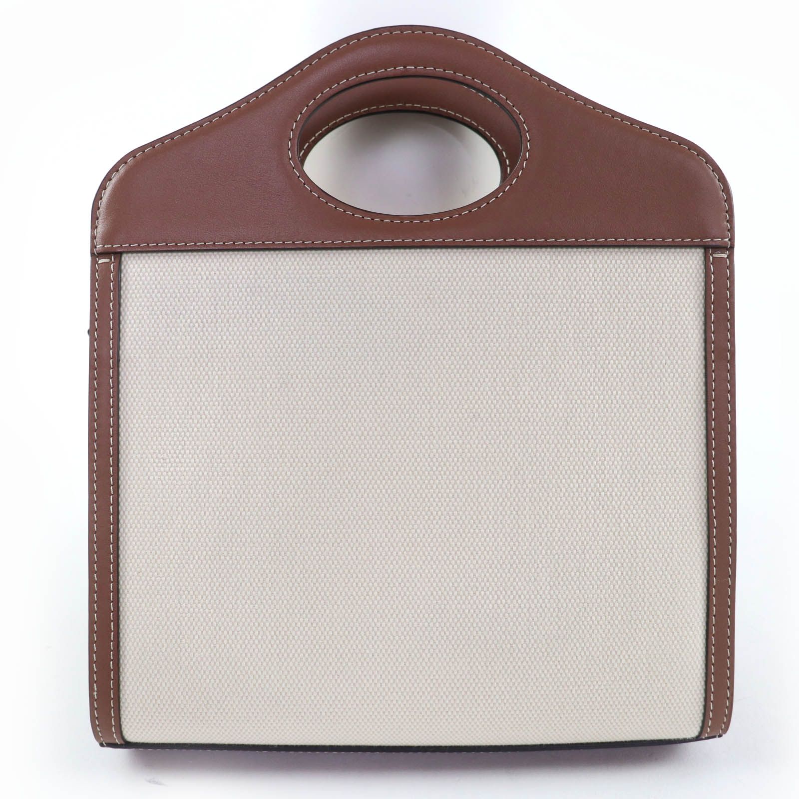 未使用品☆BURBERRY バーバリー ミニ ポケットバッグ 2WAY コットン