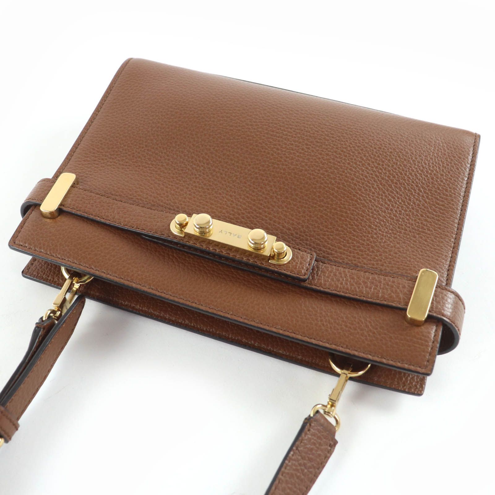 極美品☆BALLY バリー Carriage Shoulder Bag 2WAY レザー